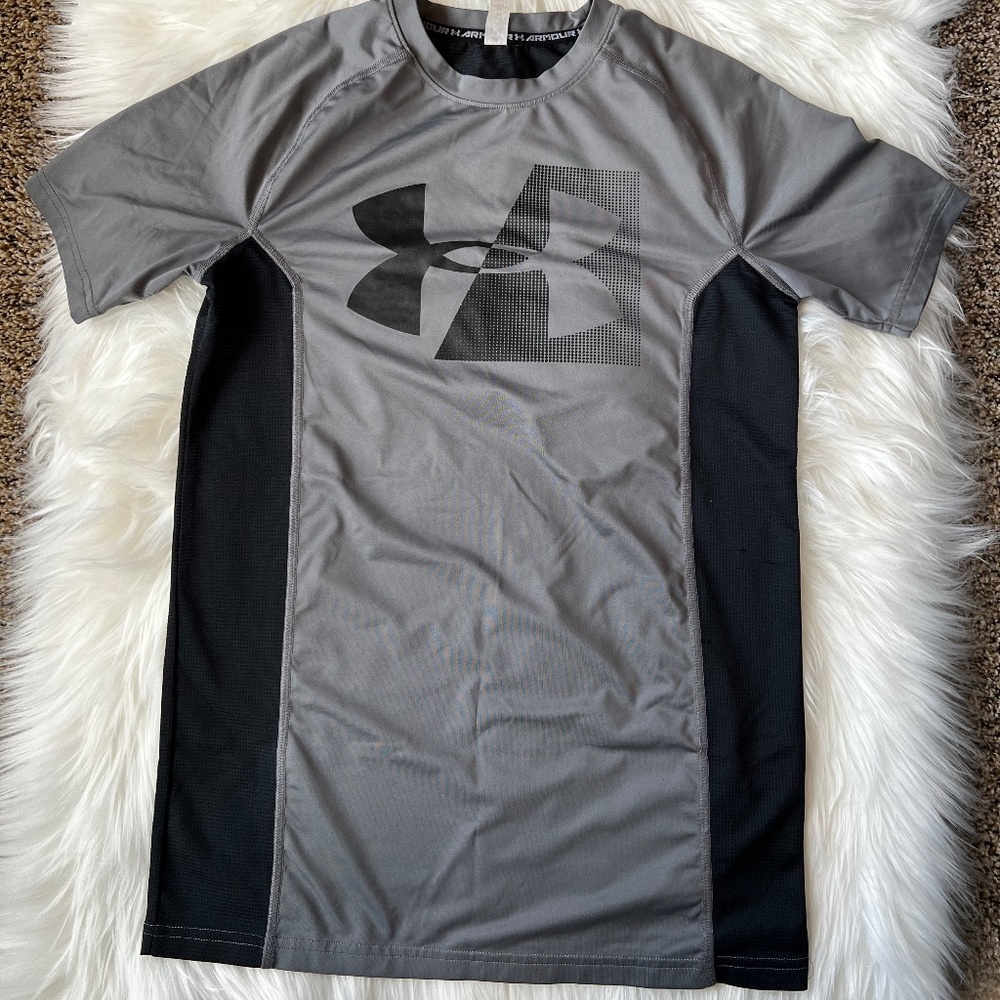 Boys' UA Big Logo Short Sleeve